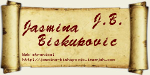 Jasmina Biskupović vizit kartica